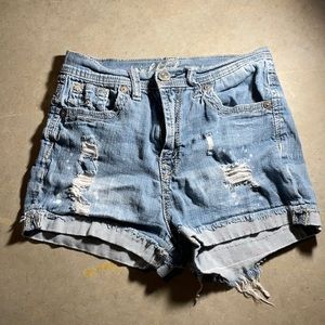 Dark blue denim jeans